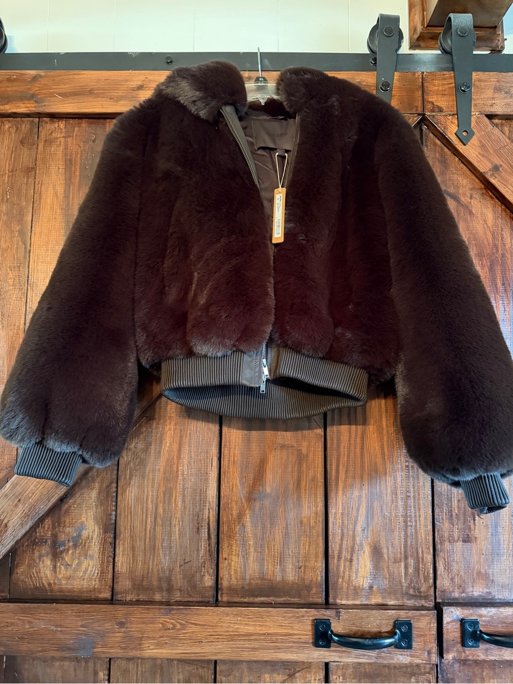 SKIMS Faux Fur Jacket